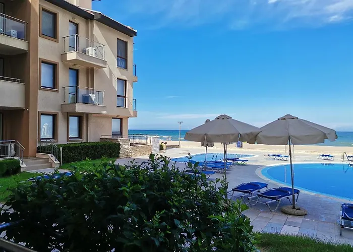 아파트 б003 в бийч резорт- море пред прозореца, плаж пред вратата !!! 오브조르